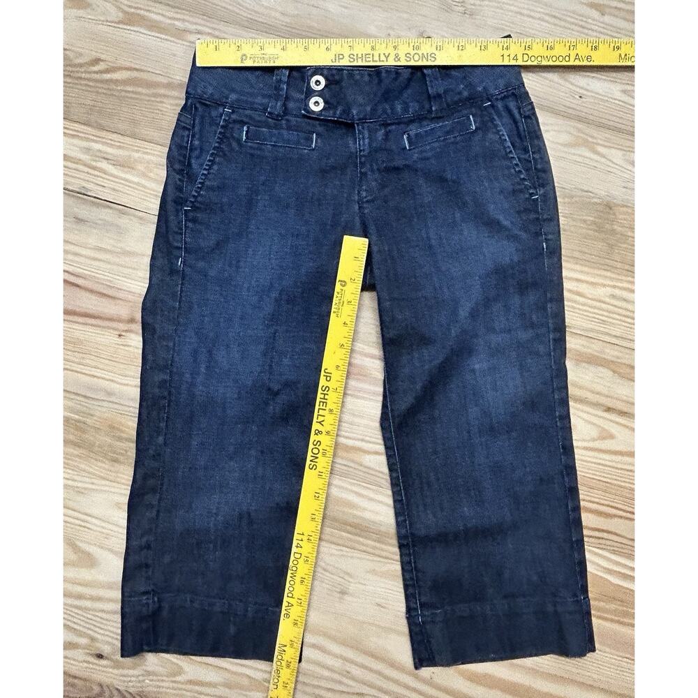 Lucky Brand Capri Jeans Womens Size 26 Blue Denim Cotton Flat Front Straight Leg - Picture 9 of 10